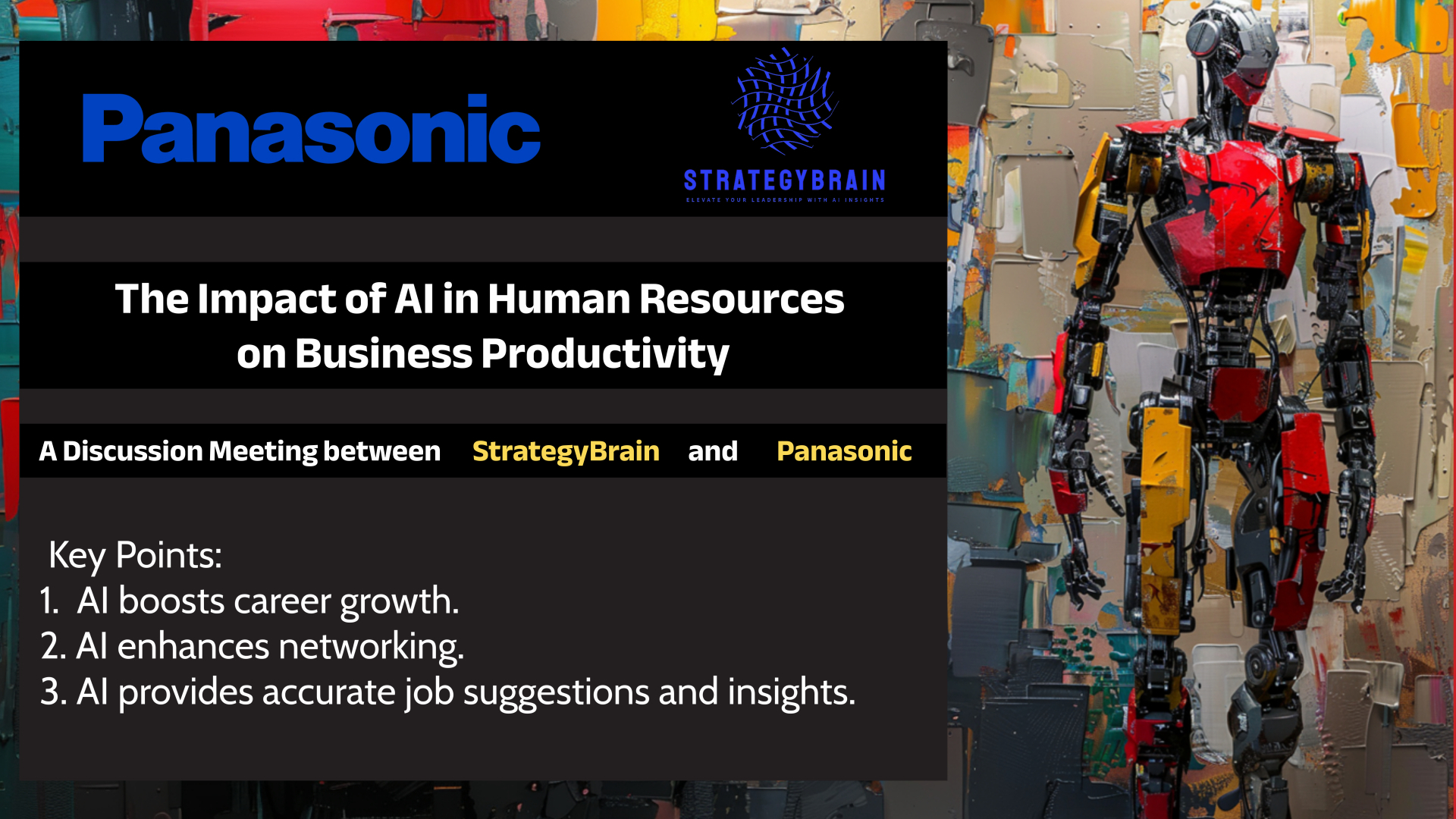 The Impact of AI in Human Resources on Business Productivity – StrategyBrain’s Exchange Event with Panasonic
