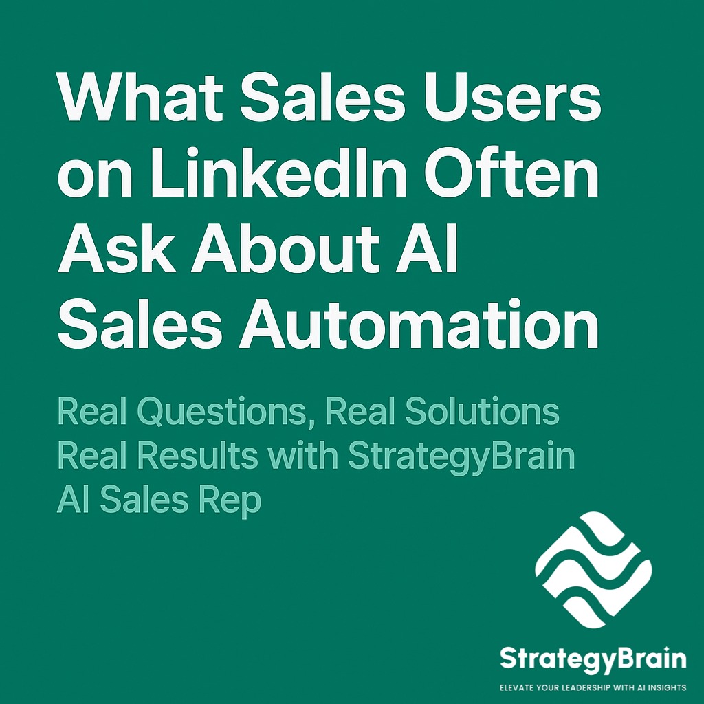 What Sales Users on LinkedIn Often Ask About AI Sales Automation